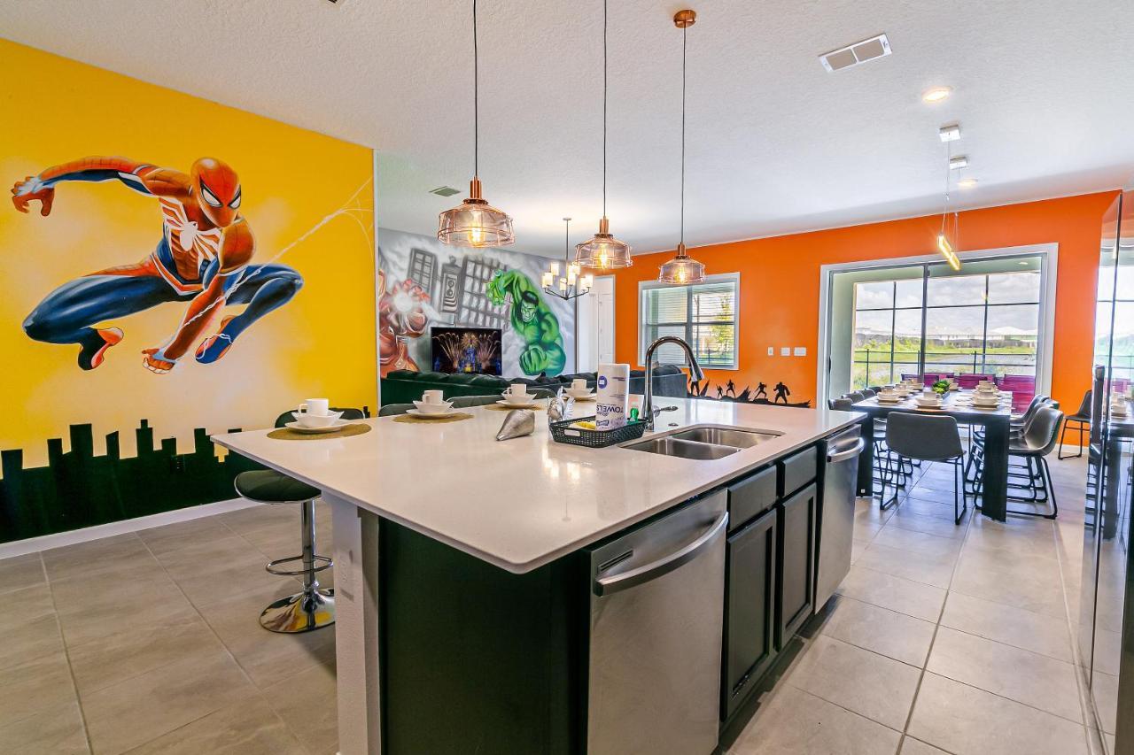 Luxury 12 Bedrooms Pool House 10 Min To Disney4630 Kissimmee Kültér fotó